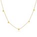 Women's Jewelry Gold Stainless Steel Heart Tassel Necklace Clavicle Chain Hollow Zirconia Jewelry_ipsvogv.com