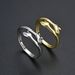 Internet Celebrity Style Ins Style Simple Hug Ring Unisex Opening Adjustable Electroplating Color Preserving Hug Index Finger Ring_ipsvogv.com
