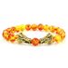 Source Jewelry Fashion Simple Volcanic Stone White Turquoise Topaz Bracelet Dragon Head Bracelet Bracelet_ipsvogv.com