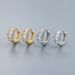 Unisex New Geometric Diamond Earrings Design Fresh And Simple Fashion Temperament Ear Clip Personality Trend Earrings_ipsvogv.com