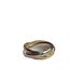 Kajia Rose Three Color Fashion Trend Titanium Steel Precision Classic New Ring V Gold_ipsvogv.com