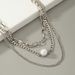 European And American Cross-border High-end Hip-hop Versatile Cuban Chain Trendy Pearl Men's Light Luxury Collarbone Chain_ipsvogv.com