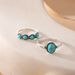 Hot Selling Combination Ring, Personalized Bohemian Turquoise 2-piece Set Ring_ipsvogv.com