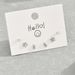 Ins niche geometric flower women's simple zircon inlaid design versatile countryside style earrings_ipsvogv.com