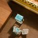 Internet Celebrity Fashion Temperament, Geometric Square Sugar Earrings, Ear Buckles, Women's Simple And Versatile_ipsvogv.com