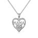 Elegant And Minimalist Women's Love Necklace MOM Pendant As A Mother's Day Gift_ipsvogv.com