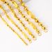 Vietnamese Sand Gold Necklace, Men's Hexagonal Buddha Bead Solid Chain, Long Lasting Color Copper Accessories_ipsvogv.com