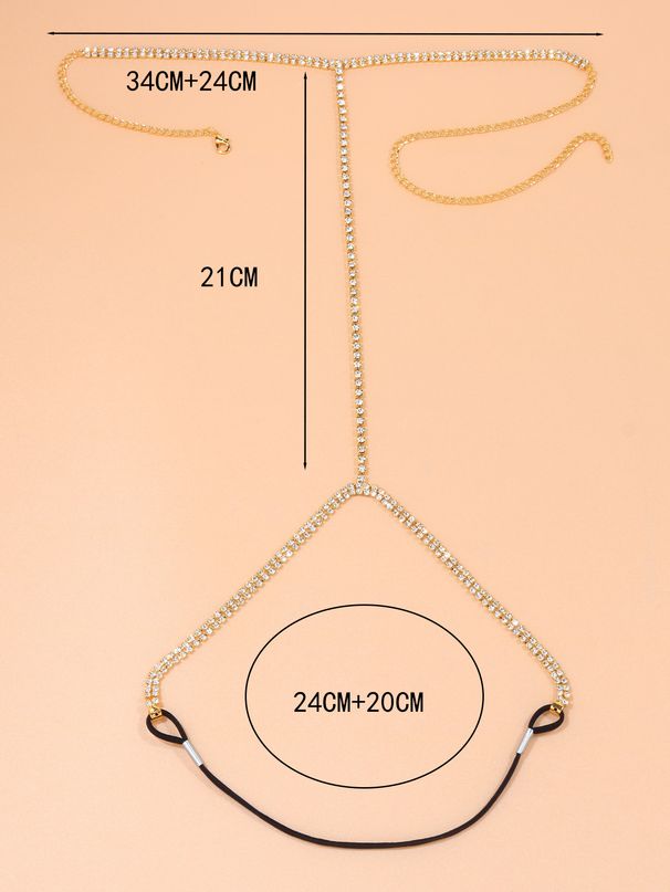 accessories sexy stretch drill unilateral leg chain female nightclub party rhinestone body chain chain chain chain _ipsvogv.com