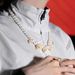 Original Design Hip Hop Eave Pearl Diamond Skull Necklace Men And Women Trendy Personality Sweater Chain Accessories_ipsvogv.com