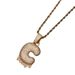 New Copper Set Zircon Full Diamond 26 Large Letter Necklace, Personalized Hip Hop Fashion Accessories For Trendy People_ipsvogv.com