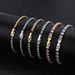 Hip Hop Titanium Steel Non Fading Single Row Diamond Full Diamond AAA Zircon Tennis Bracelet Men And W Omen's Same Style Trendy Hand Jewelry_ipsvogv.com