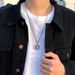 Rotating Necklace, Trendy, Small And Popular Design, Hip Hop Titanium Steel Cross, Fading Trendy Pendant, Men's_ipsvogv.com