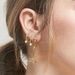 Women's Jewelry Set Fashion Niche Real Gold Electroplated Titanium Steel Diamond Small Zircon Pendant Earrings_ipsvogv.com