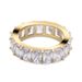 Personality Hip Hop Rectangular Full Zircon Ring Men And Women Couple Simple Jewelry Ring Jewelry_ipsvogv.com
