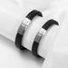 Men's Jewelry Fashion Leather Bracelet Stainless Steel Magnetic Buckle Leather Bracelet Braided Personalized Leather Bracelet_ipsvogv.com