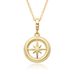 Ins Style Real Gold Plated Light Luxury Necklace Female Niche Design High End Clavicle Chain Love Pendant Jewelry_ipsvogv.com