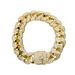 Unisex HipHop Jewelry Pave Zircon 18mm Wide Cuban Chain Bracelet Men's Hip Hop Jewelry Bracelet_ipsvogv.com