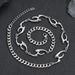 Irregular Shaped Titanium Steel Texture Necklace Street Style Hip Hop Trend Men And Women High End Clavicle Necklace_ipsvogv.com