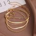personality retro thick chain anklet set ins cold style retro anklet bracelet set female_ipsvogv.com