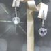 Cao Shi's Heart Shaped Simple Love Zircon Earrings, Elegant Face And Slim Earrings_ipsvogv.com
