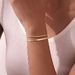 Daily Versatile Twisted Snake Bone Bracelet K Gold Plated_ipsvogv.com