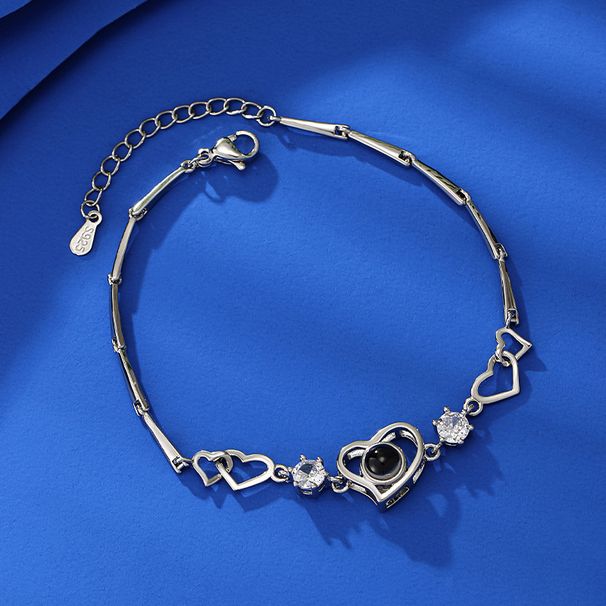 Women's Fashion, Light Luxury, 100 Languages, I Love You, Projection Bracelet, Same Gift_ipsvogv.com