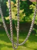 Chains 99.9% Pure Titanium Keel Chain Super Lightweight Metal European And American Hip Hop Male Necklace 5.0MMChains_ipsvogv.com
