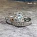 hot selling ring sets, new style full inlaid super sparkling zircon couple rings, fashionable wedding ring sets_ipsvogv.com