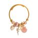 New Alloy Gold Adjustable Pearl Shell Bracelet, Love Stainless Steel Bracelet_ipsvogv.com