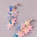 Earrings Laser Shiny Earrings Five Pointed Star Tassel Sequin Mermaid Earrings Temperament Colorful Summer Pearl Earrings_ipsvogv.com