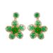Personality Exaggerated Retro Braided Rice Bead Earrings Handmade DIY Bohemian Beaded Temperament Flower Earrings_ipsvogv.com