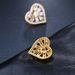 Unisex Single Product Zircon Earrings Inlaid With Sweet Love Earrings_ipsvogv.com