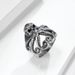 Jewelry retro old titanium steel octopus ring niche personality men's ring_ipsvogv.com