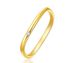 Zhou Family's Same Style Small Square Women's Colorless Korean Edition Stone Inlaid Tail Couple Ring Net Red Jewelry_ipsvogv.com