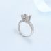 Live Broadcast Of New Letters, Hot Selling Fashion Inlaid Mosang Stone Ring_ipsvogv.com