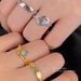Abao S999 Full Silver Moonlight Stone Sea Oath Mountain Alliance National Style Couple's Ring With Advanced Design_ipsvogv.com