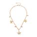 European And American Cross-border Jewelry, Simple Temperament Angel Rhinestone Pendant Necklace, Fashionable And Popular Three-to-one Chain Necklace_ipsvogv.com