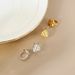 S925 sterling silver Love earrings INS light luxury fashion women's simple temperament fresh High sense ear buckle_ipsvogv.com