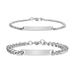 Unisex Jewelry Fashion Charm Bracelets Smooth Curved Name DIY Engraved Couple Personality Inspirational_ipsvogv.com