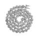 Jin Ao Premium Sweet Cool Necklace Plum Blossom Tennis Chain Hip Hop Micro Paved Zircon Accessories_ipsvogv.com