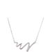 Heartbeat Water Ripple Necklace For Women New Year Simple Fashion Light Luxury High-end Niche Design Ribbon Clavicle_ipsvogv.com