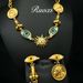 Ruoxi, Devil's Eye With Blue Eyes, Vintage Portrait, And A Gold Plated Necklace That Meets The Standard_ipsvogv.com