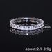 Cao Shi's whole ring full of diamond zircon women's ring, silver plated jewelry, versatile accessories ring_ipsvogv.com