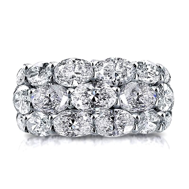 Cao Shi Luxurious With High Grade Full Set Three Rows Of Zircon Rings, Hot Selling Ring Accessories_ipsvogv.com