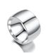 Fashionable Titanium Men's Wide Edition Stainless Steel Glossy Ring Jewelry_ipsvogv.com