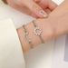 2pcs Engravable Stainless Couple Bracelets Hollow Heart Sun Moon Titanium Steel Bracelet Set_ipsvogv.com