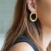 Hot Selling Fashionable Niche INS Retro Stainless Steel Irregular Circle Earrings_ipsvogv.com