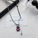 Unisex Small Color Matching Bear Pendant Necklace Sweet Cool Light Luxury Y2k Hot Girl Clavicle Chain Fashionable All Match High End Accessories_ipsvogv.com