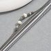 Geometric niche design style women's pearl personalized and versatile inlaid series multi-layer bracelet_ipsvogv.com