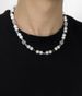New niche design with reflective beads patchwork collarbone chain, female personality, hip-hop trend, versatile couple_ipsvogv.com